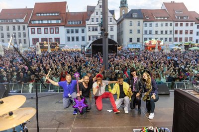 Die Band Diese Typen sind auch in diesem Jahr wieder beim Bergstadtfest in Freiberg dabei.