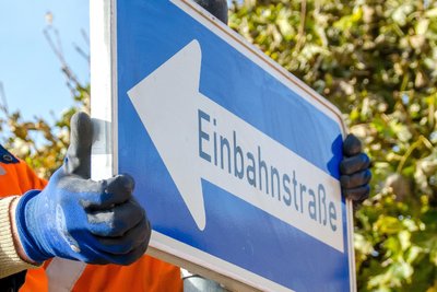 Teile des Plauener Stadtparkrings sind jetzt wieder Einbahnstraße.