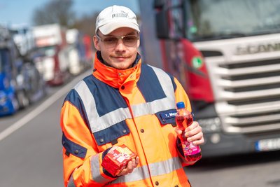 Yannick Meyer unterstützt Trucker, für ihn eine Herzensangelegenheit.