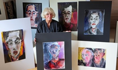 Isolde Roßners Kunstwerke werden am Donnerstag innerhalb einer Vernissage und Vesper in der Jakobikirche Chemnitz erstmalig gezeigt.