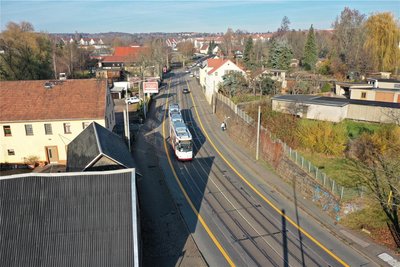 Die Marienthaler Straße soll in den kommenden Jahren zwischen dem Weingut und der Heinrich-Braun-Straße saniert werden.