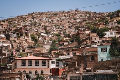 Blick über die Hauptstadt Kabul in Afghanistan.