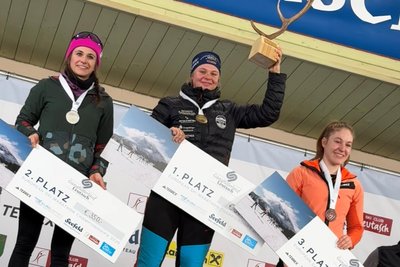 Beim Sieg in Leutasch verwies Anna-Maria Dietze (Mitte) Marina Sauter und Miriam Reisnecker auf die Plätze 2 und 3.