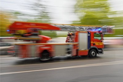 Zu einem Brand nach Brünlos musste die Feuerwehr ausrücken. 