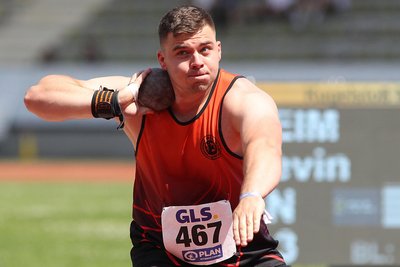 Kevin Reim von der WSG Schwarzenberg-Wildenau startet für die Hochschule Mittweida bei den World University Games im Ruhrgebiet. Der Kugelstoßer bestach zuletzt mit einer neuen Bestweite.