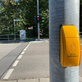 Drücken, kurz warten, Grün: So sollte es sein, war es aber nicht an der Waldenburger Straße. 