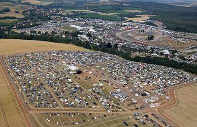 Auch in diesem Jahr reisten viele Fans an, um auf dem Ankerberg zu campen.