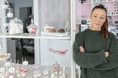 Janette Graf hat wieder neue Hoffnung. Im Februar wird ihre Torten-Manufaktur auf dem Chemnitzer Brühl wieder öffnen. 