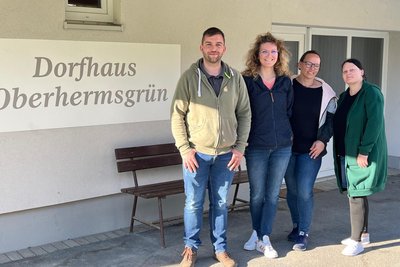 Oberhermsgrüner Räte: Markus Schwab, Ulricke Krause, Nancy Scheller, Anja Müller (v. l.).