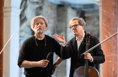 Hollywood-Legende Bill Murray bestreitet mit einem Musikertrio das Finale der diesjährigen Dresdner Musikfestspiele. 