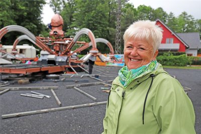 Mit Leib und Seele Lichtenbergerin: Kathrin Wolowski ist seit 16 Jahren eine der Dorffest-Organisatorinnen.