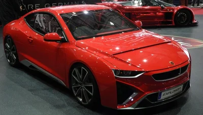 Ein Gumpert Explosion gehört zu den Ausstellungsstücken der Sonderschau. 