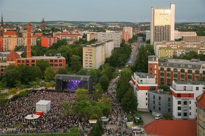 Das Festival Kosmos soll im nächsten Jahr über drei Tage dauern. Da könnten Gäste von außerhalb auch in Chemnitz übernachten.