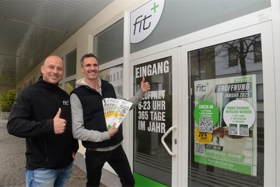 Ein neues Fitnessstudio öffnet im Januar in Treuen. Betrieben wird es von Sven Plänitz (links) und Sebastian Winkelmann.