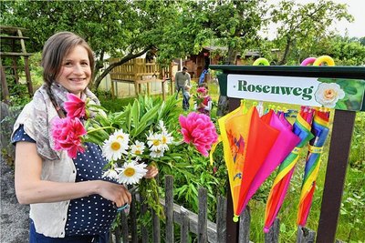 In der Kleingartenanlage „Waldfrieden“ in Freiberg hat Familie Klemm mit Karl und Anne-Katrin sowie ihre Kinder Hanna (6), Lasse (5) und Levi (2) einen Garten gepachtet.