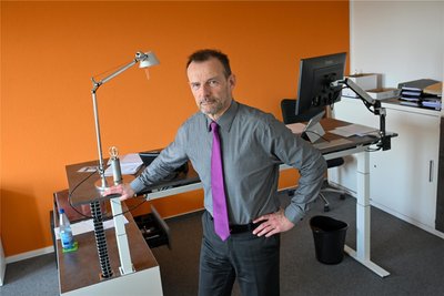 Jörg Scheibe ist mittelsächsischer Kreischef des BSW.