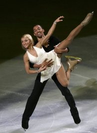 Aljona Savchenko und Robin Szolkowy traten bei der Schaulaufgala zum Abschluss der WM international letztmalig gemeinsam auf. 