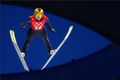 Nach ihrem Sturz in Willingen klappte das erste Training mit der olympischen Startnummer für Selina Freitag schon wieder gut. 