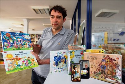 Sachsendruck-Geschäftsführer Ralf Fischer vertritt das Vogtland bei der Frankfurter Buchmesse.