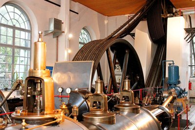 Die Dampfmaschine ist während des Aktionstages am Samstag zu jeder vollen Stunde in Aktion zu erleben.
