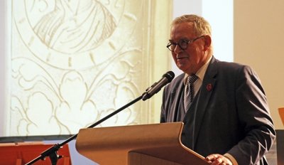 Prof. Dirk Syndram hielt den Festvortrag aus Anlass des 500. Geburtstages des Kurfürsten Moritz. 
