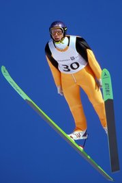 Thomas Abratis beendete das Skispringen 1994 in Lillehammer auf Rang 24. In der Loipe konnte der Kombinierer noch zwei Plätze gutmachen. 