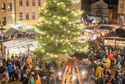 Der Plauener Weihnachtsmarkt bleibt für den Rest des Tages geschlossen.