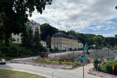 Auf der halbseitig gesperrten Wilischstraße greift bald eine weitere Einschränkung.
