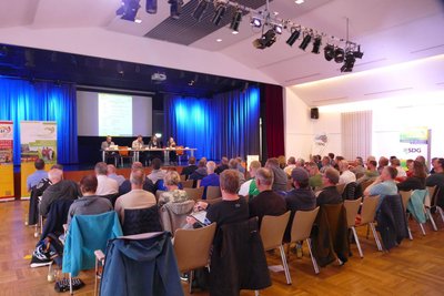 Bei der Versammlung in Thum waren lediglich 54 der insgesamt 453 Vereine vertreten.