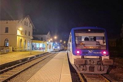 Die Bundespolizei ermittelt zu einem Vorfall in der Bahn von Holzhau nach Freiberg - hier ein Archivbild aus Mulda. 