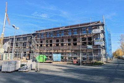 Bis Ende nächsten Jahres sollen die Sanierungsarbeiten an dem historischen Gebäude in abgeschlossen sein. Ein Teil des Gebäudes in Kappel ist dann auch für die Öffentlichkeit zugänglich.