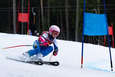 Valentina Noack war am Wochenende eine der Starterinnen der Gastgeber des WSV Erlbach.