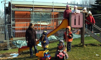 Spielplatz im Kindergarten