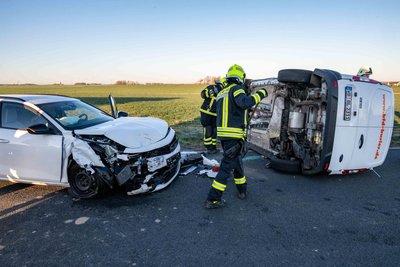 Am Mittwochmorgen kam es bei Massanei zu einem Unfall.