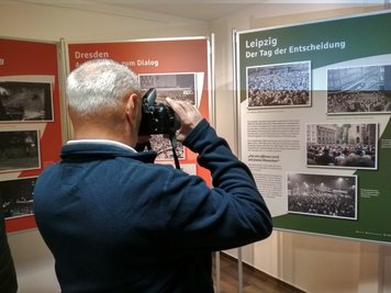 Filmtage-Begleitausstellung (Josef Teufel vom Quartier 30 dokumentiert)
