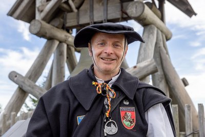 Schwarzenbergs Türmer Gerd Schlesinger hatte eine Amtskette schon 1999 angeregt.