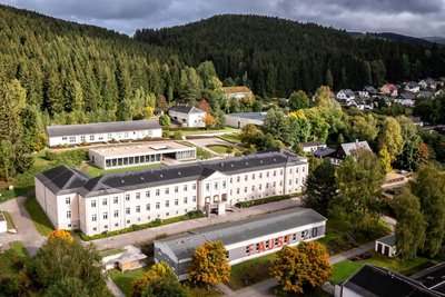 Der Campus der Staatlichen Studienakademie im erzgebirgischen Breitenbrunn.