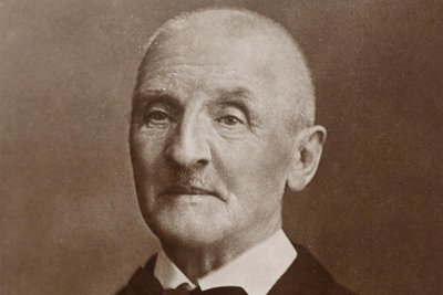 Der Komponist und Organist Anton Bruckner im Alter von 70 Jahren.