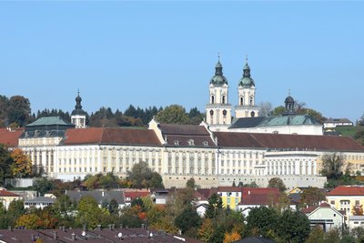 Das Linzer St. Floriansstift. Hier empfing Anton Bruckner seine wesentliche künstlerische Prägung.