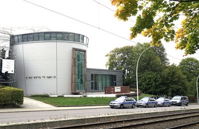 Die Synagoge in Chemnitz wurde am Mittwoch unter Polizeischutz gestellt.