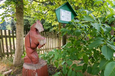 Diese Spielfigur in Borstendorf wird bald erneuert. 