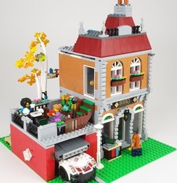 Ein Schmuckstück ist dieser Lego-Buchladen, der vom elfjährigen Mathis gebaut wurde. 