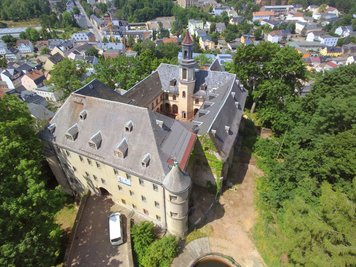 Schloss Lichtenstein in seiner heutigen Form entstand im 17. Jahrhundert 