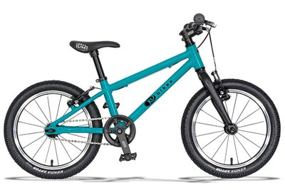 Das KuBikes-Moutainabike 16L wird in Deutschland gefertigt und für Kinder ab drei Jahren geeignet. Rahmen und Gabel sind aus Aluminium. Gewicht: ca. 5,7 Kilo (16“). Preis: ab 359 Euro.
