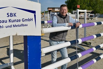 Falk Arnhold trägt am Wochenende als einer von zwei Parcourschefs die Verantwortung bei der Sommeredition in Zwickau.