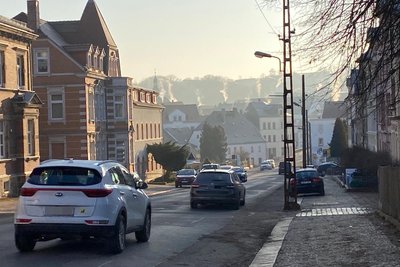 Die Bahnhofstraße in Penig wird grundhaft ausgebaut, Baubeginn ist in wenigen Tagen.