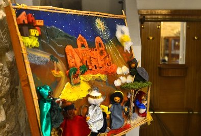 Die Ausstellung mit den in den Ehrenberger Werkstätten entstandenen Stoffbildern wird in diesem Jahr aber nicht öffentlich sein.