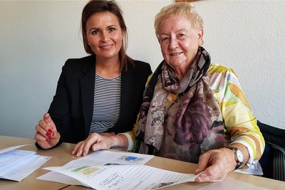 Sigrid Müller (r.) hat das Vietnam-Projekt angekurbelt. Die 79-Jährige geht mit Beginn des Aprils in den Ruhestand. Isabelle Widmer ist ihre Nachfolgerin.