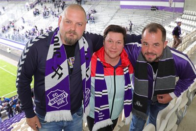 Michael Broschei, Denise Albusberger und Robert Fröhlich rechnen mit einem Sieg in Dresden.