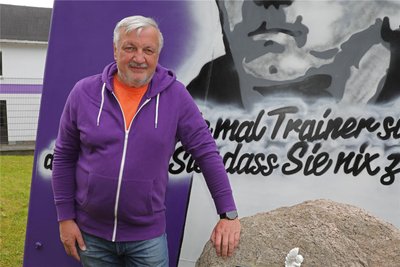 Steffen Döbrich aus Burkhardtsgrün freute sich über den Sieg im letzten Punktspiel.